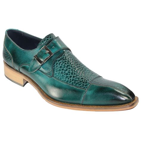 Step out in Style: Teal Dress Shoes for Men